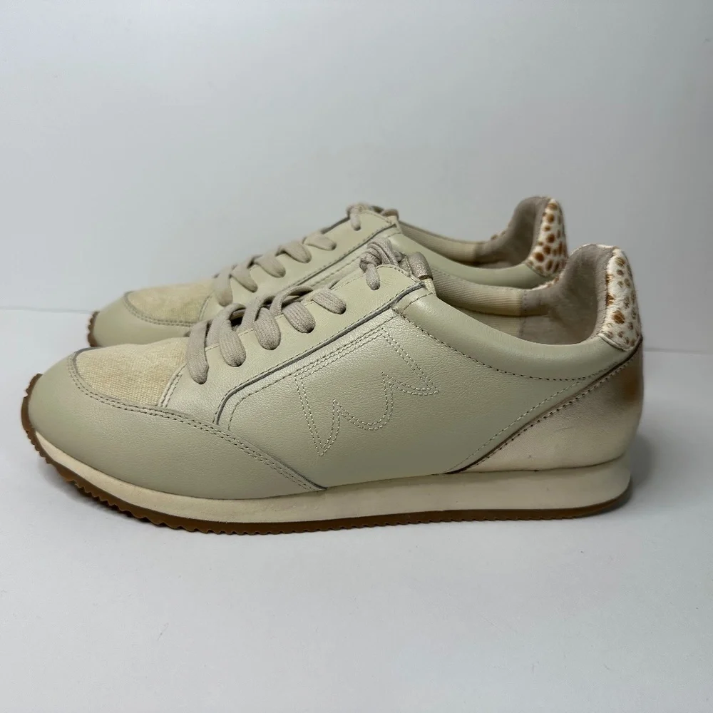 Birdies The Roadrunner Low Top Retro Lace Up Shoes in Dune Women's Size 11